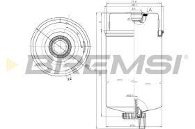 BREMS FE0347 - FILTRO CARBURANTE - FUEL FILTER