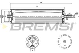 BREMS FE0353 - FILTRO CARBURANTE - FUEL FILTER