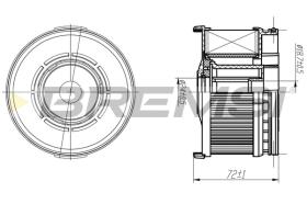 BREMS FE0367 - FILTRO CARBURANTE - FUEL FILTER