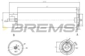 BREMS FE0374 - FILTRO CARBURANTE - FUEL FILTER