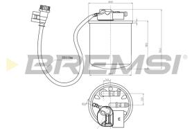 BREMS FE0383 - FILTRO CARBURANTE - FUEL FILTER