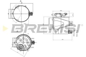 BREMS FE0388 - FILTRO CARBURANTE - FUEL FILTER