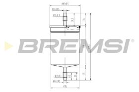 BREMS FE0394 - FILTRO CARBURANTE - FUEL FILTER