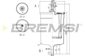 BREMS FE0395 - FILTRO CARBURANTE - FUEL FILTER