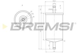 BREMS FE0397 - FILTRO CARBURANTE - FUEL FILTER