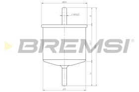 BREMS FE0399 - FILTRO CARBURANTE - FUEL FILTER