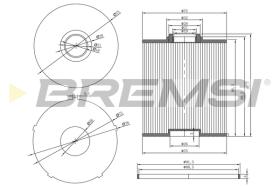 BREMS FE0769 - FILTRO CARBURANTE - FUEL FILTER