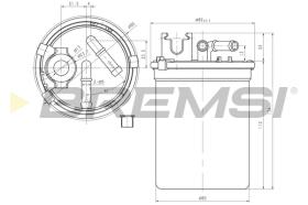 BREMS FE0780 - FILTRO CARBURANTE - FUEL FILTER