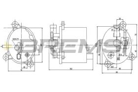 BREMS FE0781 - FILTRO CARBURANTE - FUEL FILTER