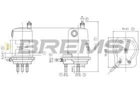 BREMS FE0786 - FILTRO CARBURANTE - FUEL FILTER