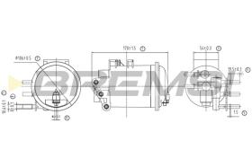 BREMS FE0800 - FILTRO CARBURANTE - FUEL FILTER