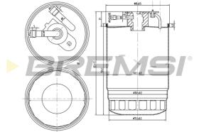 BREMS FE0837 - FILTRO CARBURANTE - FUEL FILTER