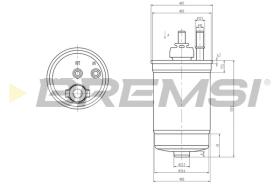 BREMS FE0839 - FILTRO CARBURANTE - FUEL FILTER