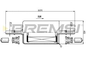 BREMS FE0846 - FILTRO CARBURANTE - FUEL FILTER