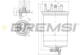 BREMS FE1310 - FILTRO CARBURANTE - FUEL FILTER