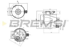 BREMS FE1313 - FILTRO CARBURANTE - FUEL FILTER