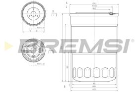 BREMS FE1315 - FILTRO CARBURANTE - FUEL FILTER