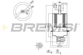 BREMS FE1317 - FILTRO CARBURANTE - FUEL FILTER