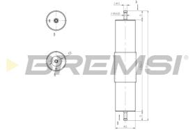 BREMS FE1318 - FILTRO CARBURANTE - FUEL FILTER