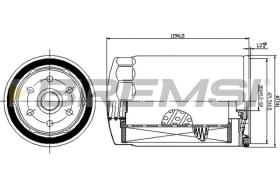 BREMS FE1509 - FILTRO CARBURANTE - FUEL FILTER