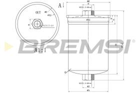 BREMS FE1519 - FILTRO CARBURANTE - FUEL FILTER