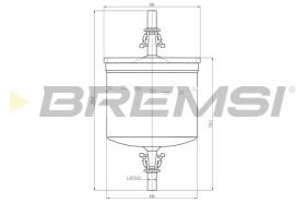 BREMS FE1891 - FILTRO CARBURANTE - FUEL FILTER