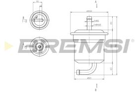 BREMS FE1892 - FILTRO CARBURANTE - FUEL FILTER