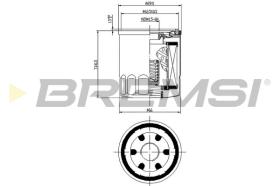 BREMS FL0024 - FILTRI OLIO - OIL FILTER