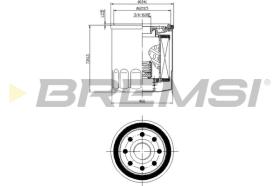 BREMS FL0026 - FILTRI OLIO - OIL FILTER