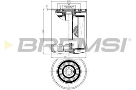 BREMS FL0029 - FILTRI OLIO - OIL FILTER