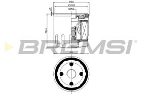 BREMS FL0031 - FILTRI OLIO - OIL FILTER