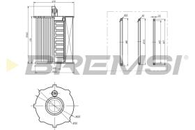 BREMS FL0135 - FILTRI OLIO - OIL FILTER