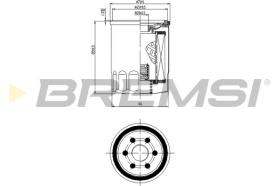 BREMS FL0144 - FILTRI OLIO - OIL FILTER