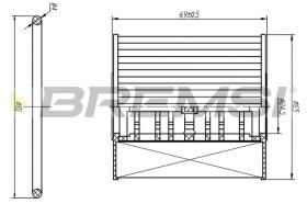 BREMS FL0250 - FILTRI OLIO - OIL FILTER