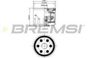 BREMS FL0277 - FILTRI OLIO - OIL FILTER