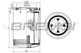 BREMS FL0285 - FILTRI OLIO - OIL FILTER