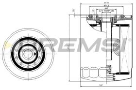 BREMS FL0297 - FILTRI OLIO - OIL FILTER