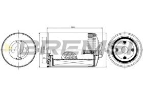 BREMS FL0720 - FILTRI OLIO - OIL FILTER