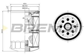 BREMS FL1422 - FILTRI OLIO - OIL FILTER