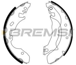 BREMS GF0237 - GANASCE FRENO - BRAKE SHOES