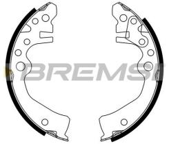 BREMS GF0878 - GANASCE FRENO - BRAKE SHOES