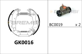 BREMS GK0016 - KIT PREM. GANASCE - FAST SHOES KIT