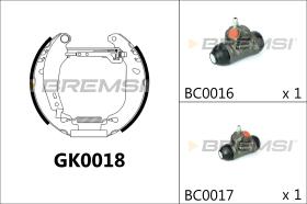 BREMS GK0018 - KIT PREM. GANASCE - FAST SHOES KIT