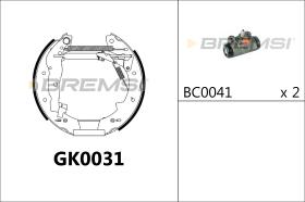 BREMS GK0031 - KIT PREM. GANASCE - FAST SHOES KIT