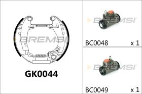 BREMS GK0044 - KIT PREM. GANASCE - FAST SHOES KIT