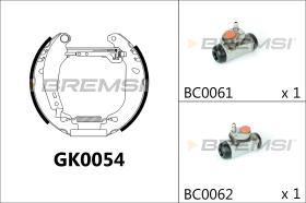 BREMS GK0054 - KIT PREM. GANASCE - FAST SHOES KIT