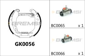 BREMS GK0056 - KIT PREM. GANASCE - FAST SHOES KIT