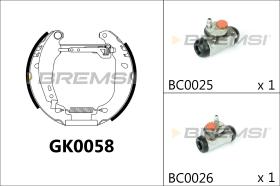 BREMS GK0058 - KIT PREM. GANASCE - FAST SHOES KIT