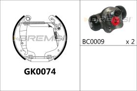 BREMS GK0074 - KIT PREM. GANASCE - FAST SHOES KIT