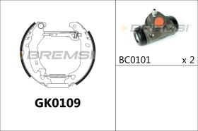 BREMS GK0109 - KIT PREM. GANASCE - FAST SHOES KIT